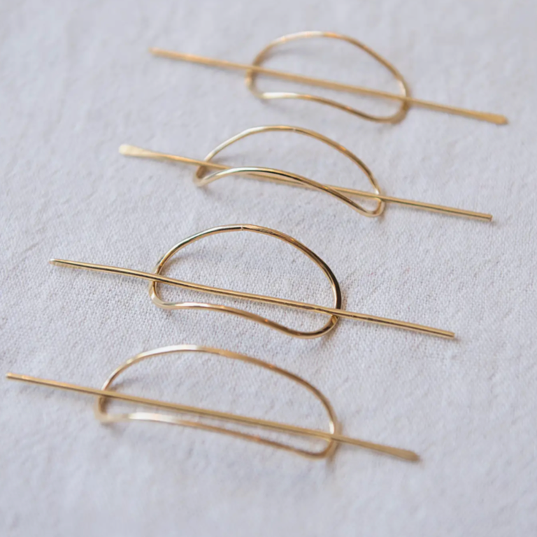 Oval Golden Sands Hairpin