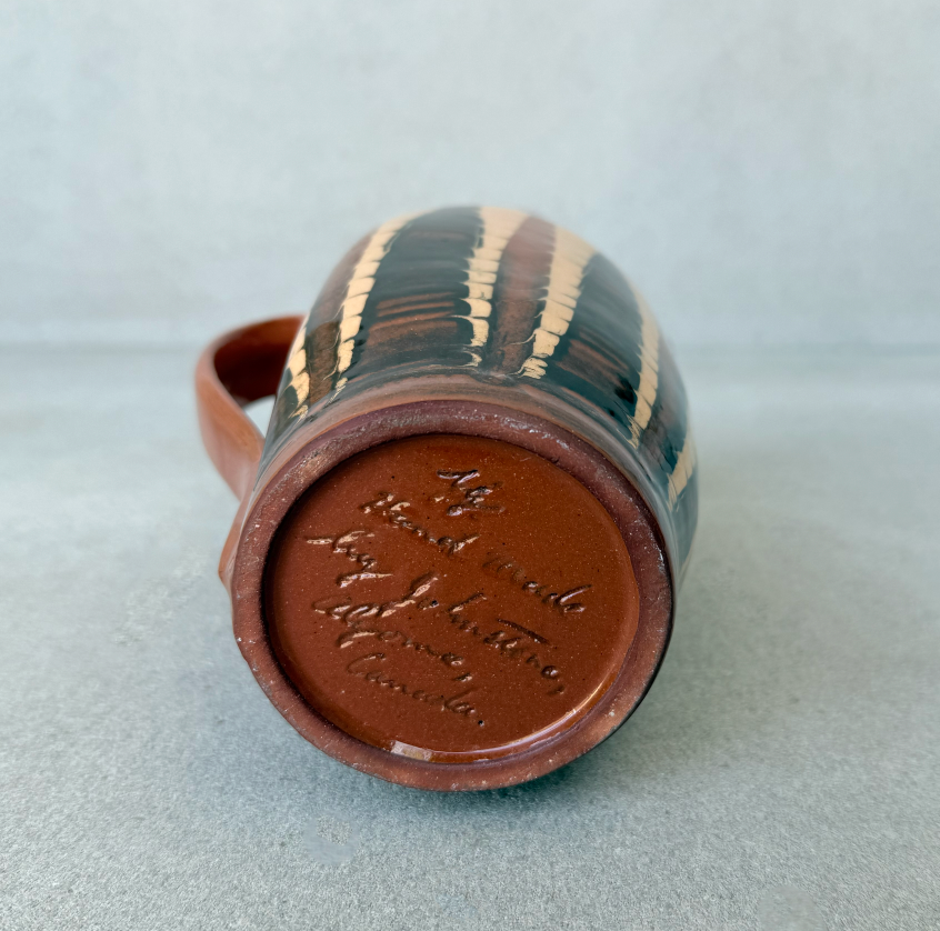 Vintage Redware Pitcher