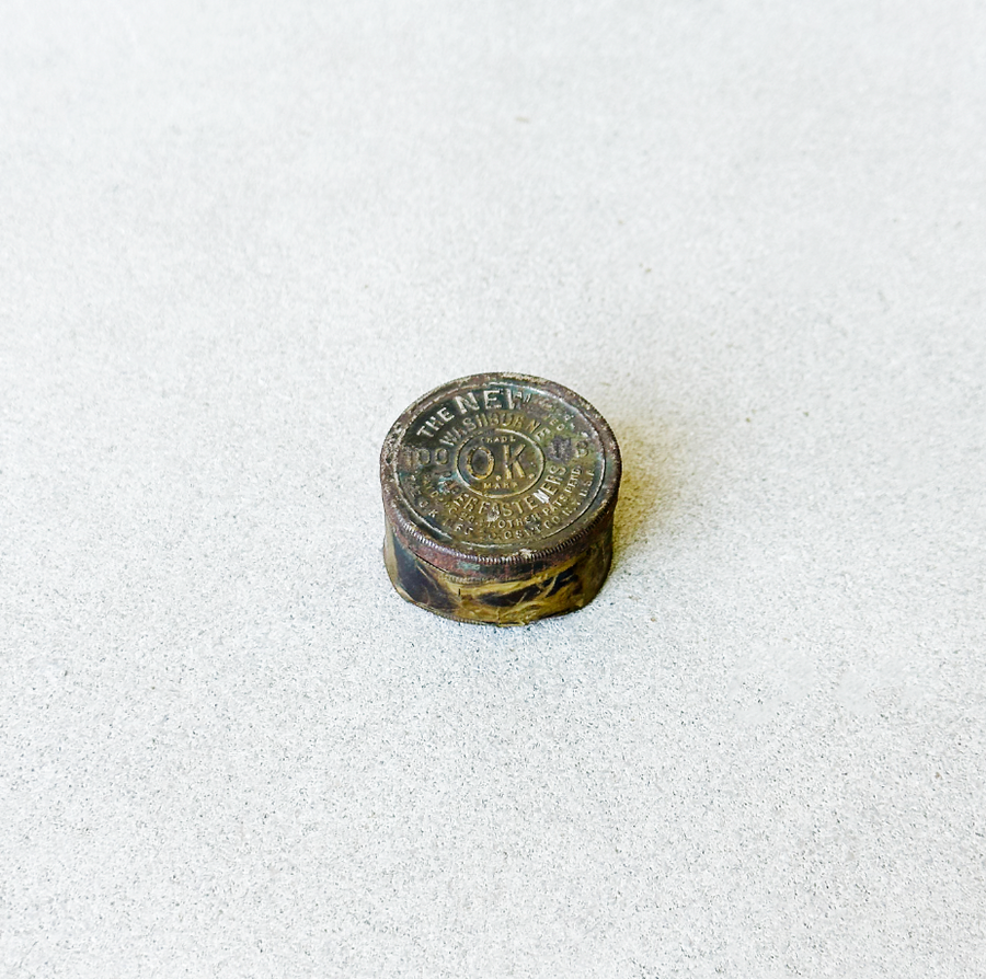 Vintage OK Fasteners Metal Tin