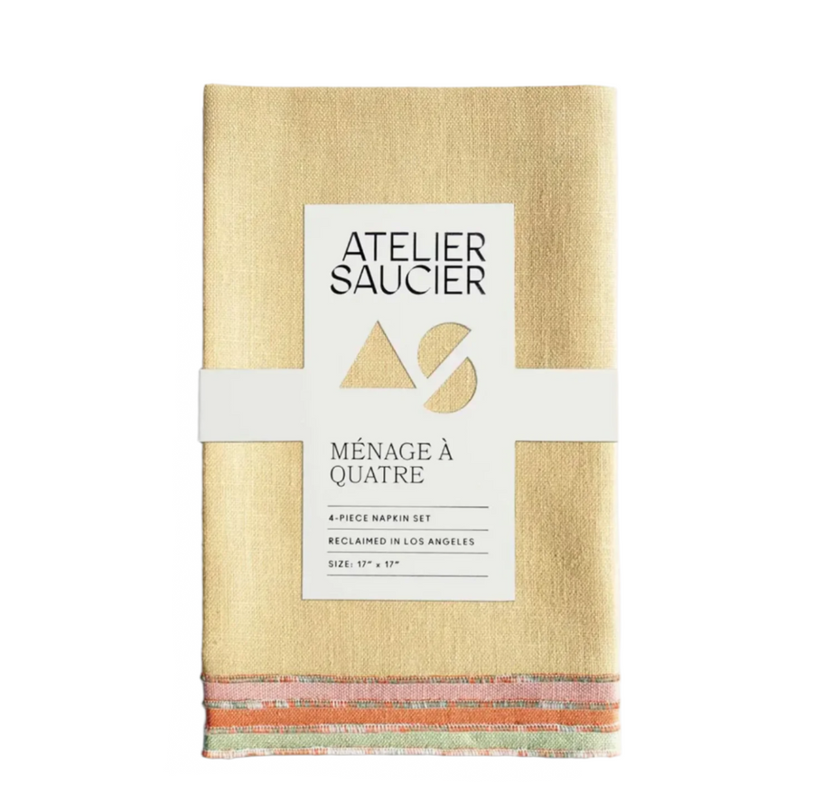 Atelier Saucier Santa Fe Napkin Set Napkin Set of 4
