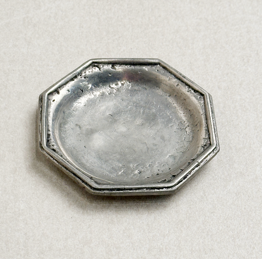 Petite Vintage Silver Octagonal Tray