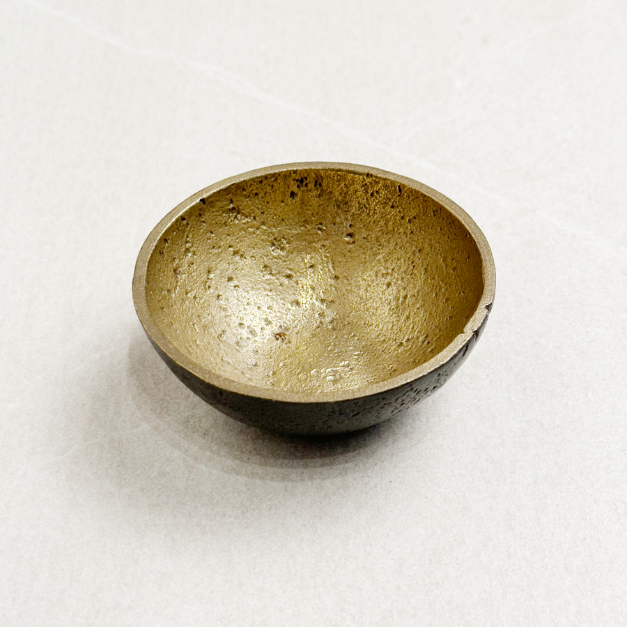 Vintage Molten Brass Bowl