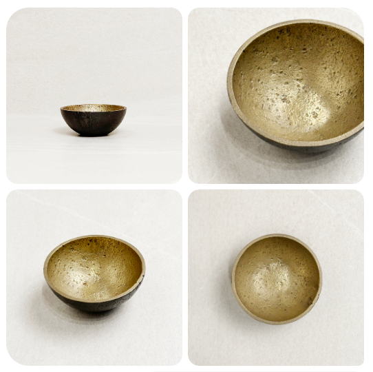 Vintage Molten Brass Bowl
