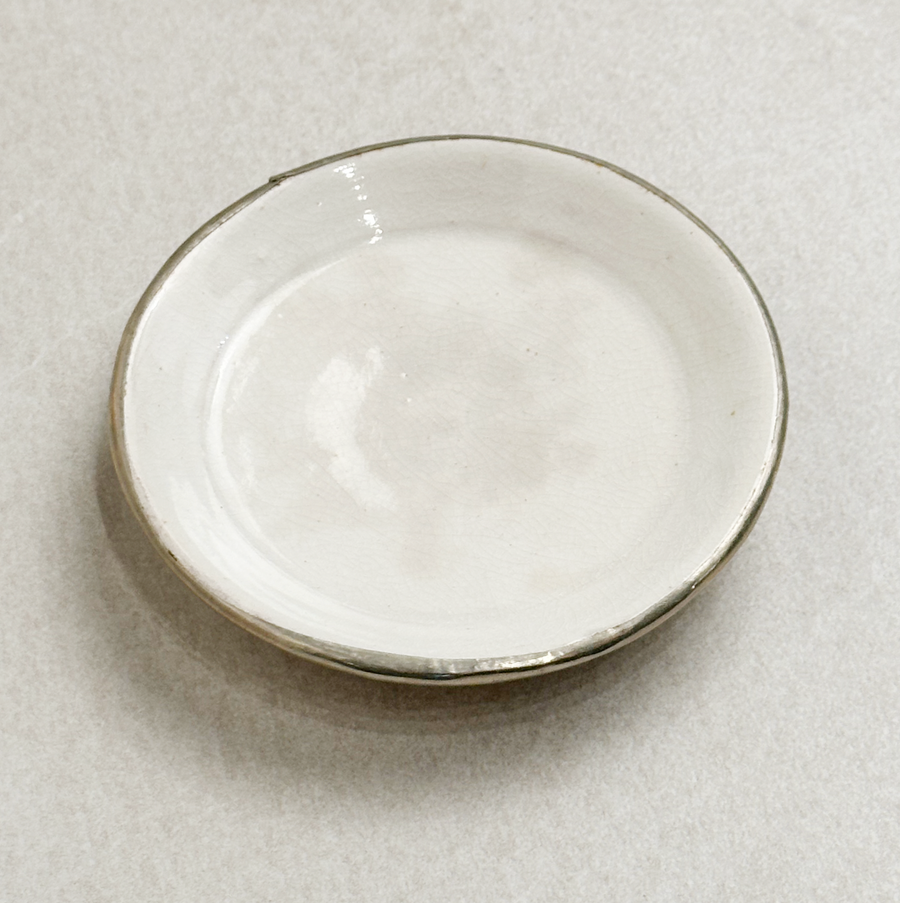 Vintage Silver Edged Plate