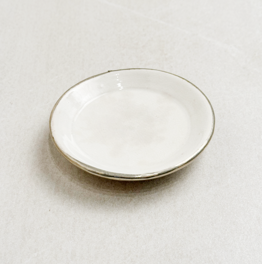 Vintage Silver Edged Plate