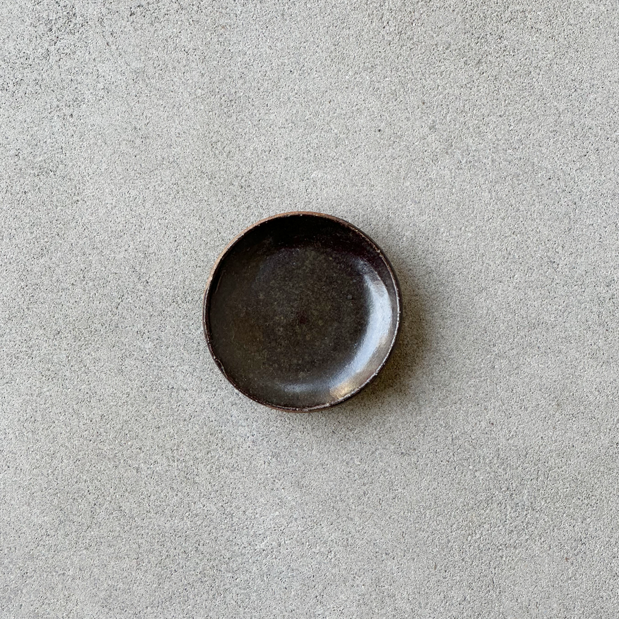 Mini Stoneware Dk Olive Tray