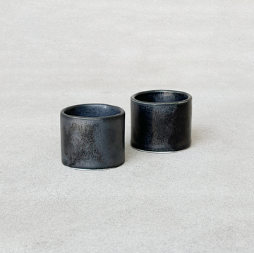 Ink Black Stoneware Cellar