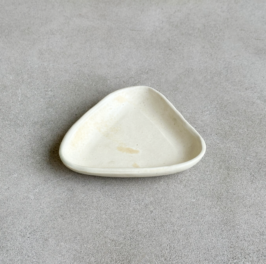 Pale Ivory Triangle Tray