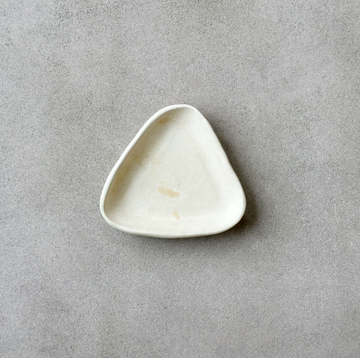 Pale Ivory Triangle Tray