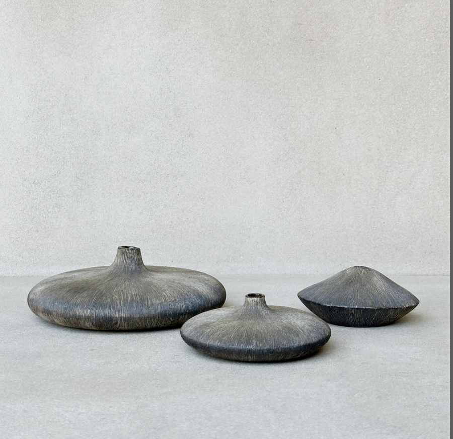 Etched Low Budvase