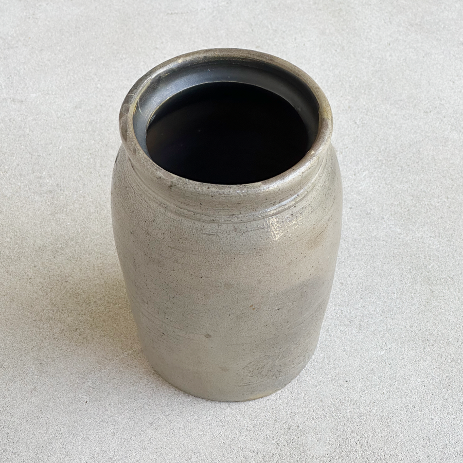 Vintage Seal Gray Crock