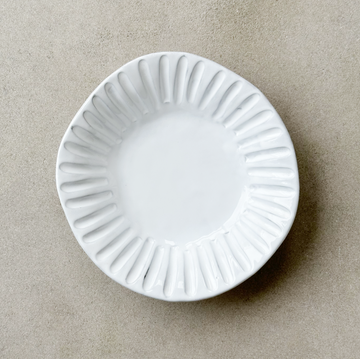 Fluted Flare Low Bowl