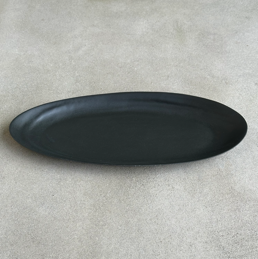 Black Oval Platter