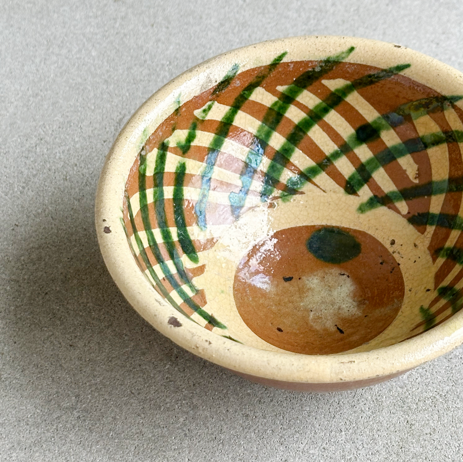 Vintage Harvest Grid Bowl