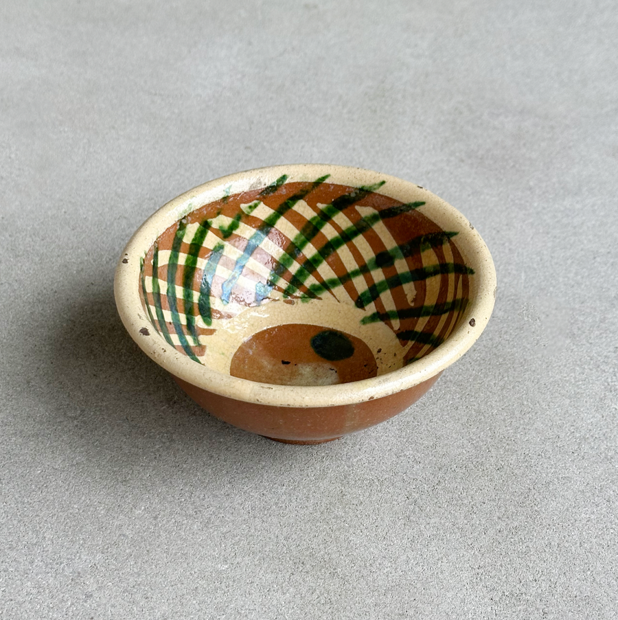 Vintage Harvest Grid Bowl