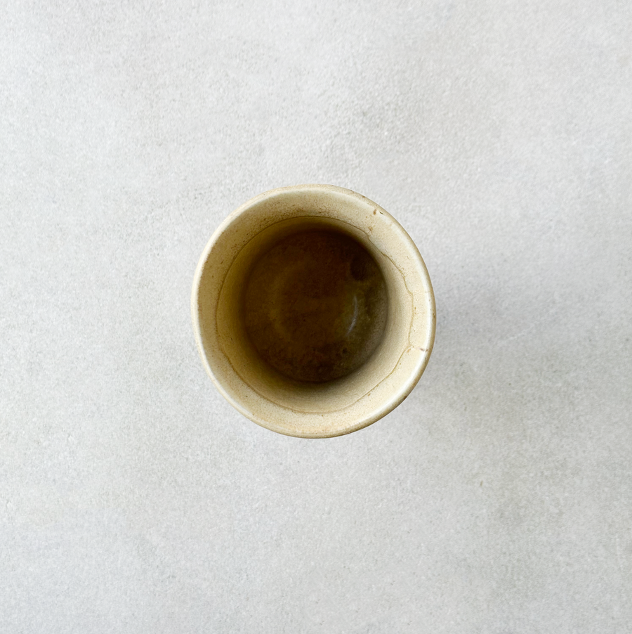 Vintage Stoneware Goblet