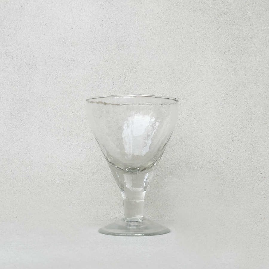 Pebbled Footed Goblets