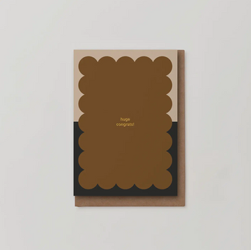 Huge Congrats Greeting Card