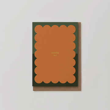 Thanking You Foiled Greeting Card