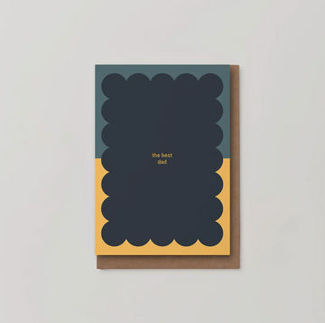 The Best Dad Foiled Greeting Card