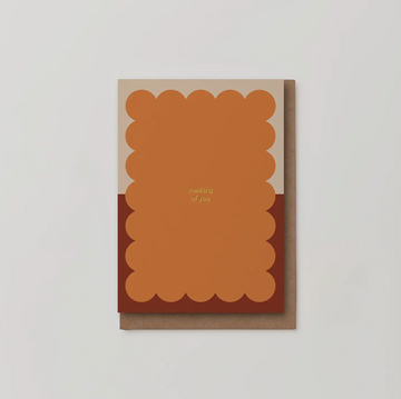 Thinking of You Foiled Greeting Card