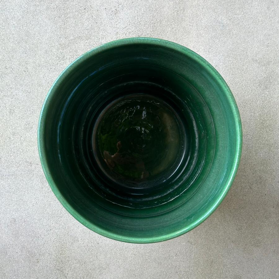 Vintage Green BeeHIve Haeger Planter