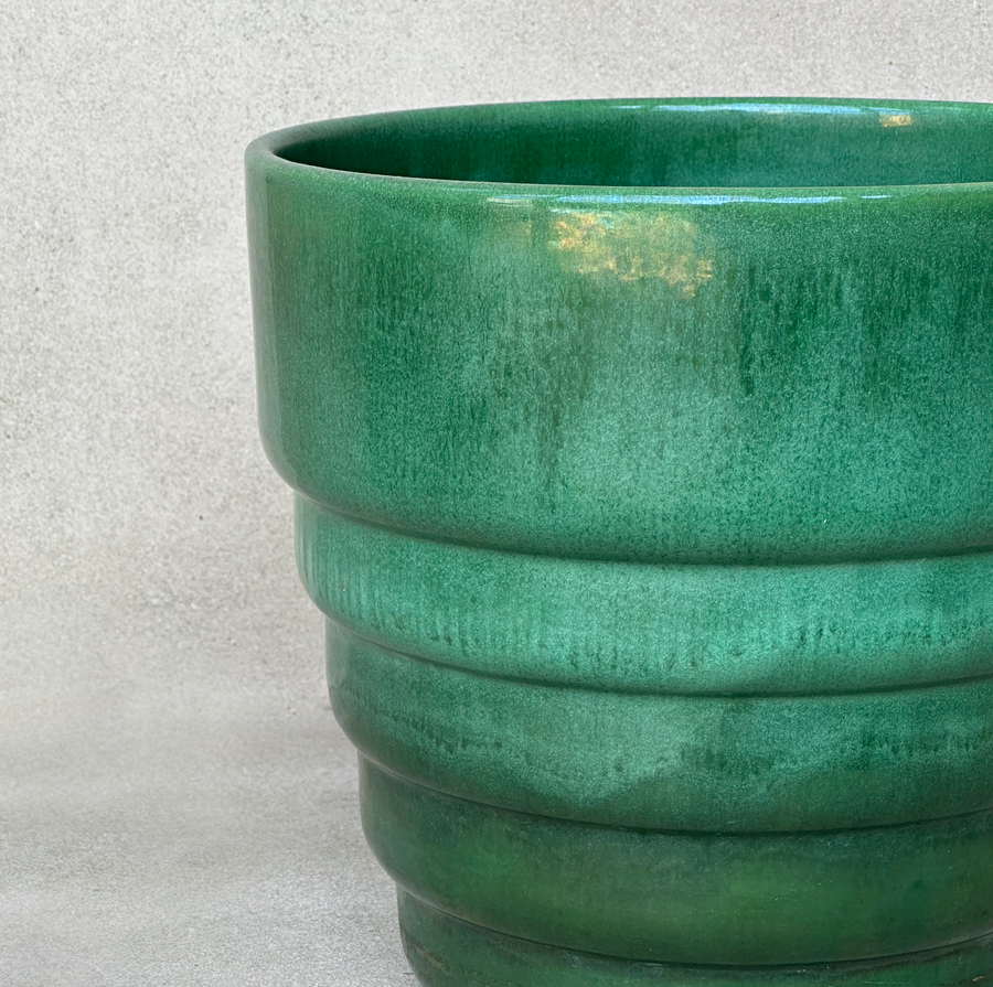 Vintage Green BeeHIve Haeger Planter