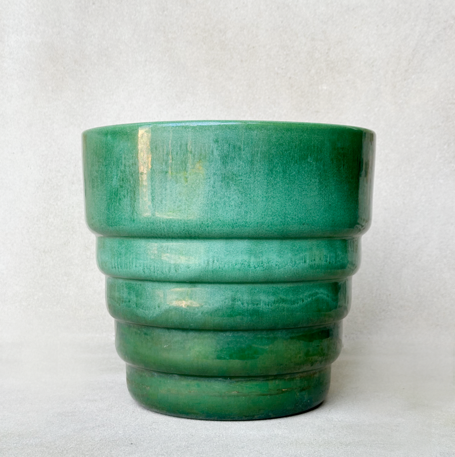 Vintage Green BeeHIve Haeger Planter