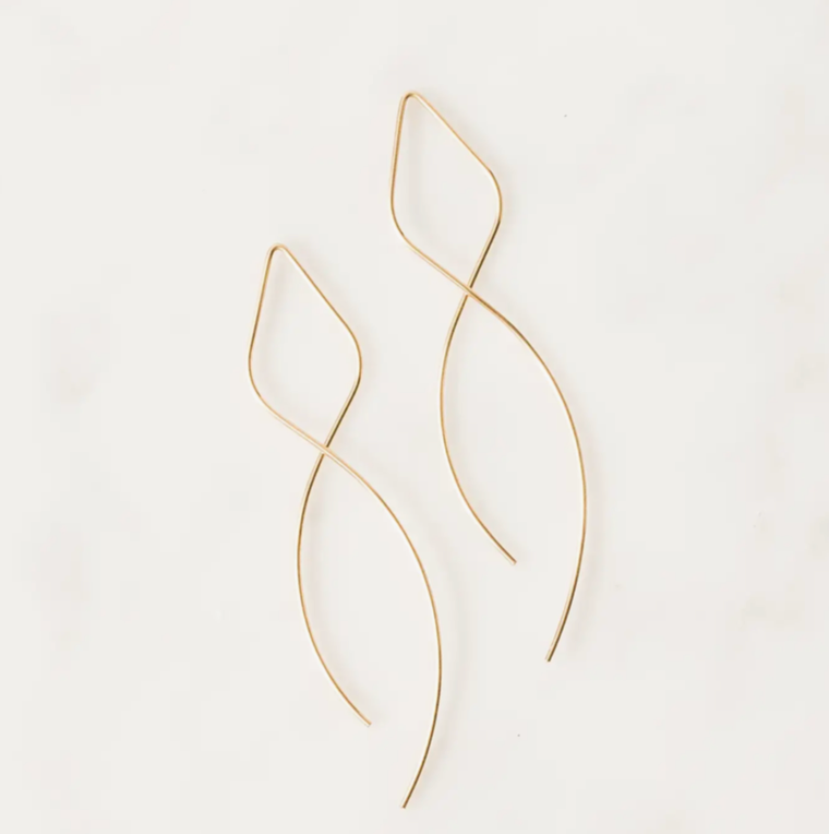 Figure Eight Threaders Earrings