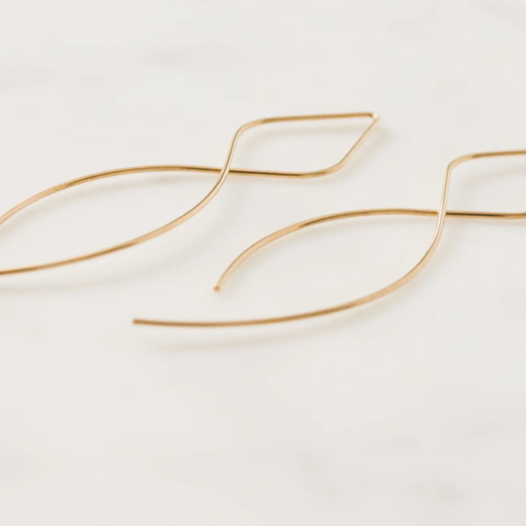 Figure Eight Threaders Earrings