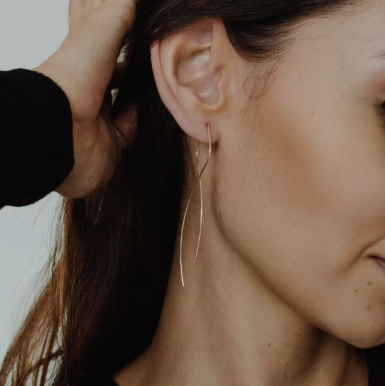 Figure Eight Threaders Earrings