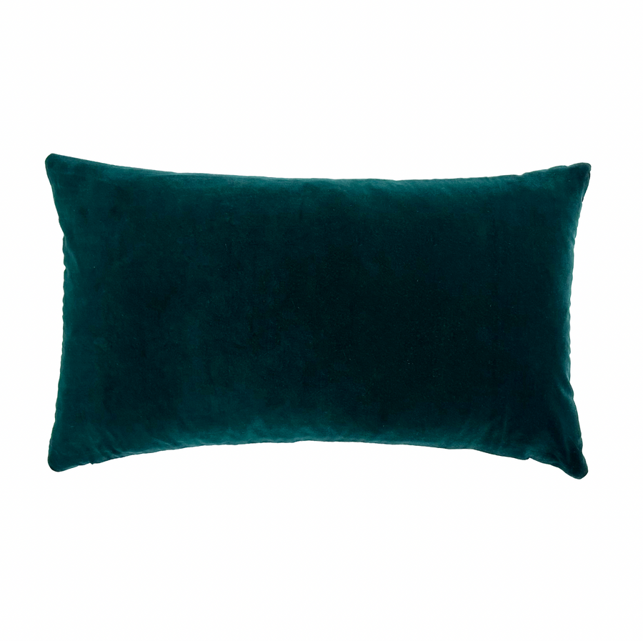 Emerald Lumbar Pillow   / 24” x 14”