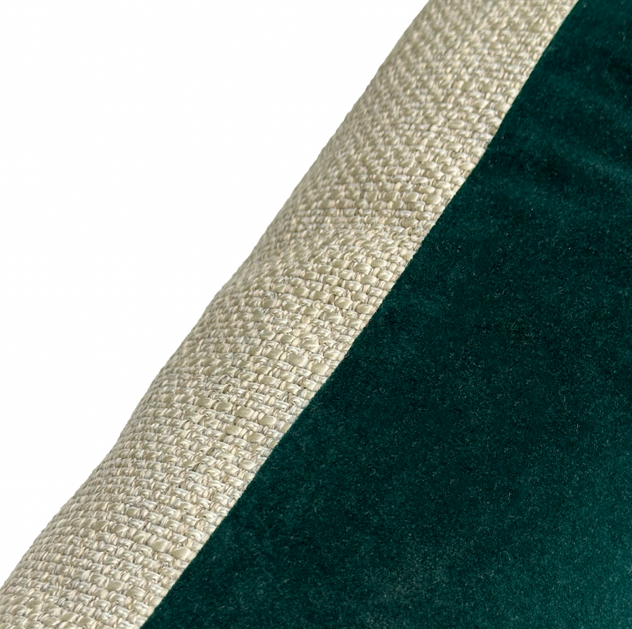Emerald Lumbar Pillow   / 24” x 14”