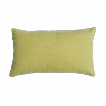 Chartreuse Lumbar Pillow   / 24” x 14”