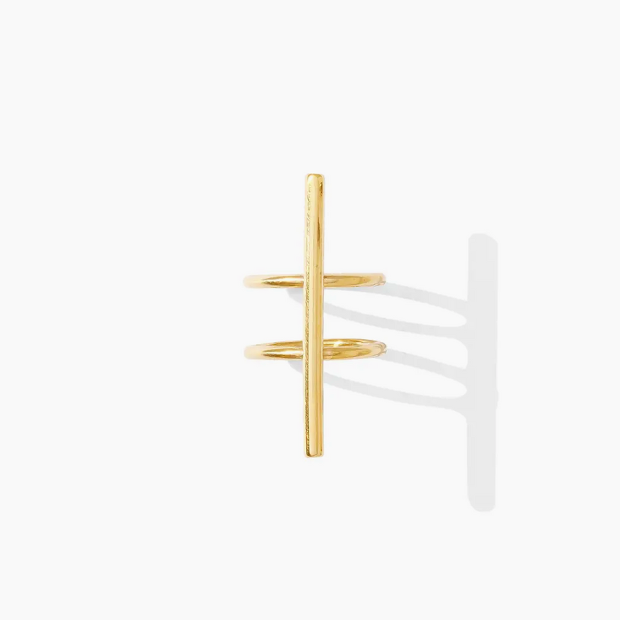 Double Band Bombshell Ring