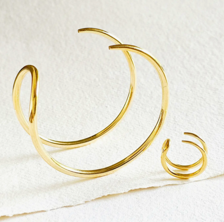 Double Spike Wrap Ring