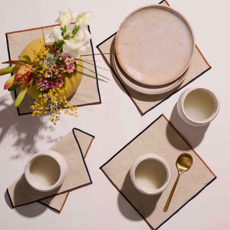 Dune Appetizer Napkins | Set of 4