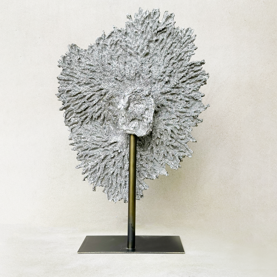 Metal Coral Sculpture
