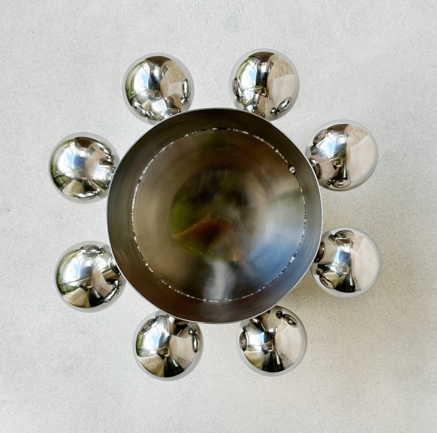 Metal Ball Vase / Medium