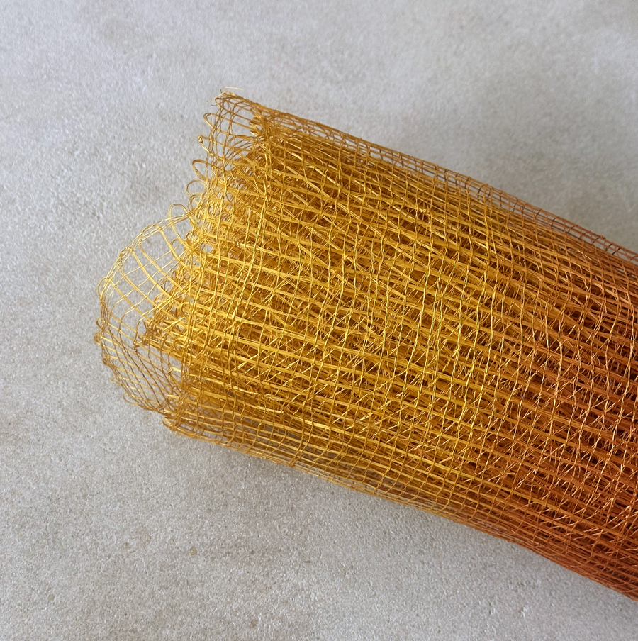 Burlap Jute Runner / Candy Corn Ombre