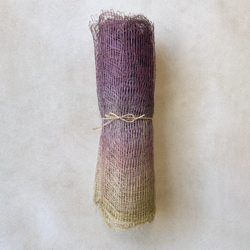 Burlap Jute Runner / Purple Ombre
