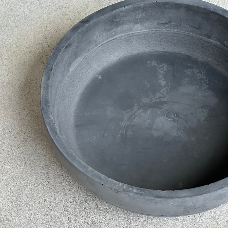 Dark Grey Concrete Bowl