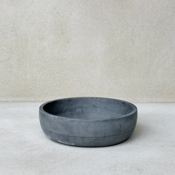Dark Grey Concrete Bowl