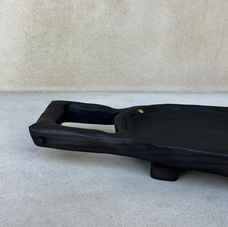 Charred Handle Tray