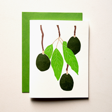 Avocado Hang Out Card