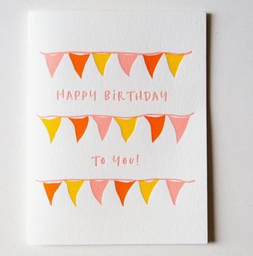 Happy Birthday Flags CARD