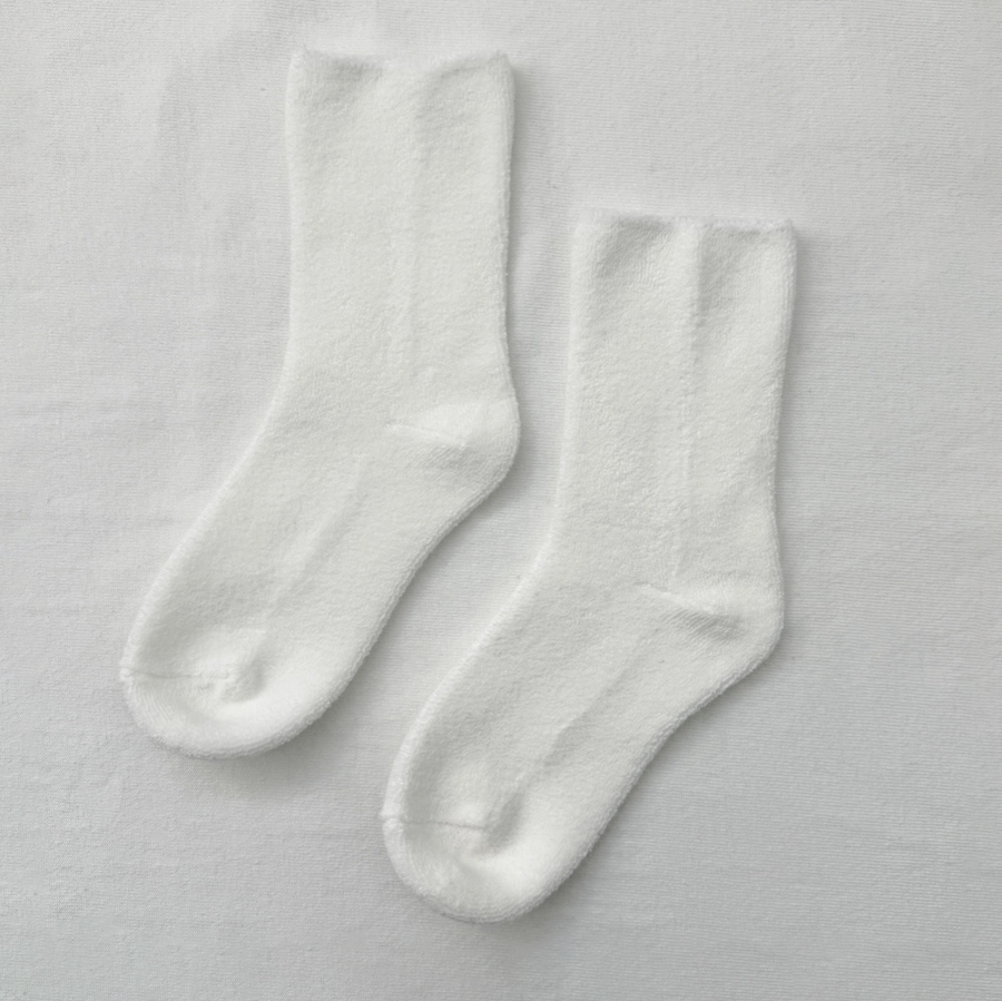 Cloud Socks / White