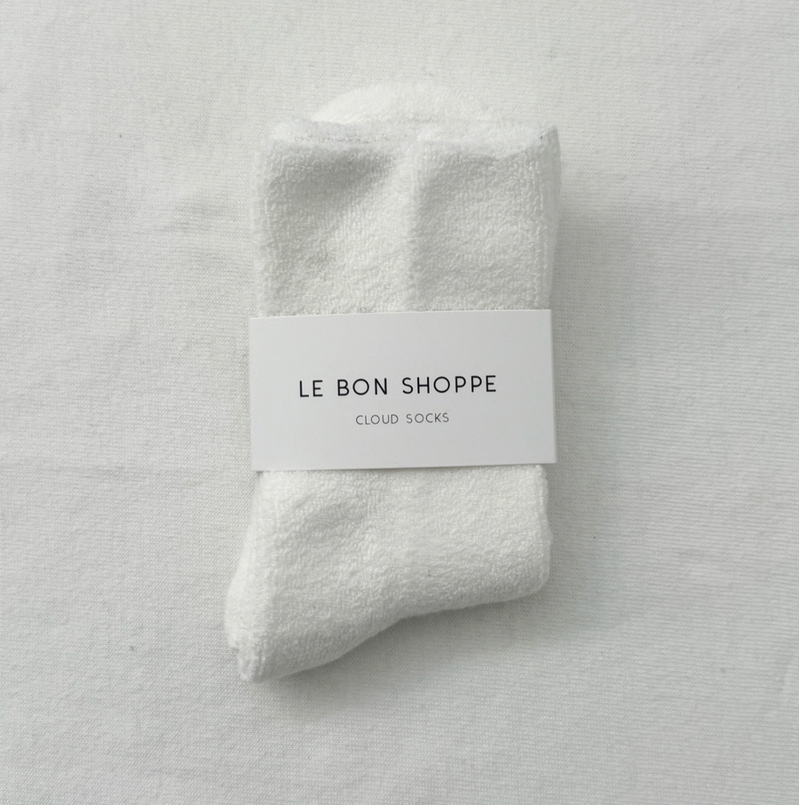 Cloud Socks / White