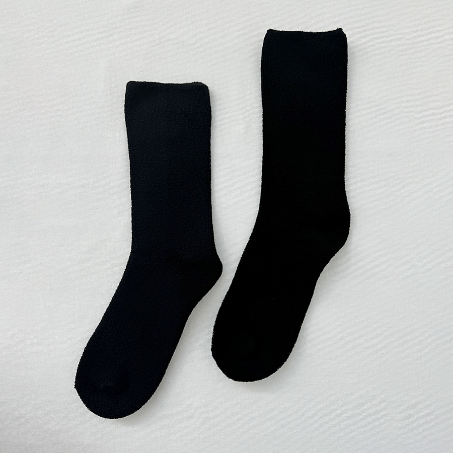 Extended Cloud Socks / Jet Black