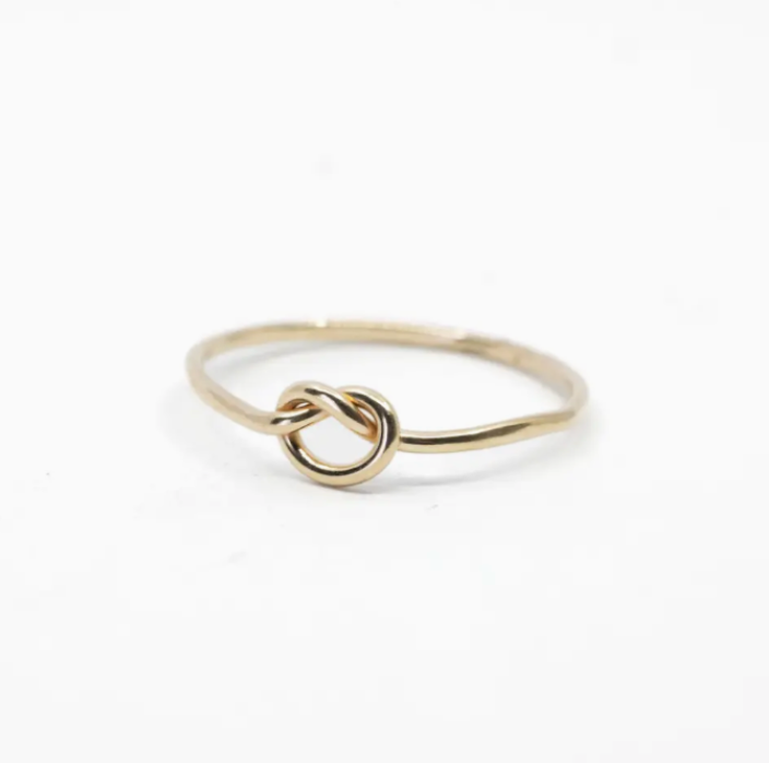 Love Knot Ring in Gold Filled